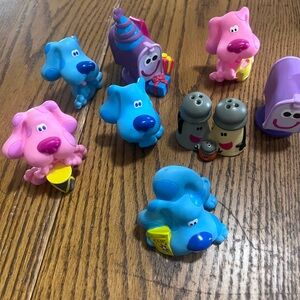 Vintage blues clues rubber to toys